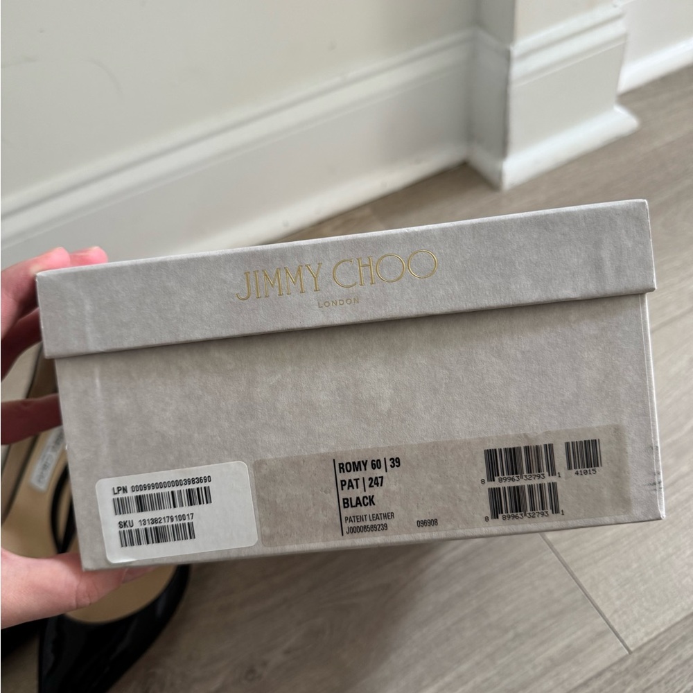 Jimmy Choo Black Patent Leather Pumps - Picture 5 of 5